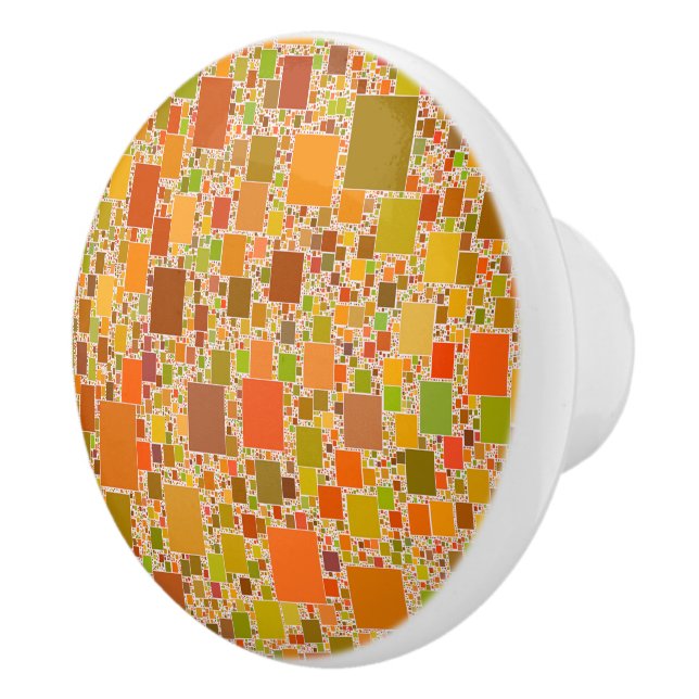 Jordnärat tona geometriskt knopp (Höger)