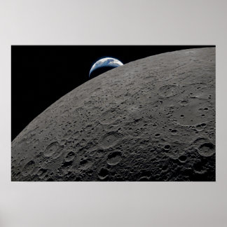 Jordnedgång Orion rymdfarkost Artemis månuppdrag Poster