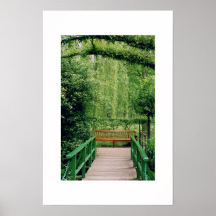 Jordning av Monets hus Poster