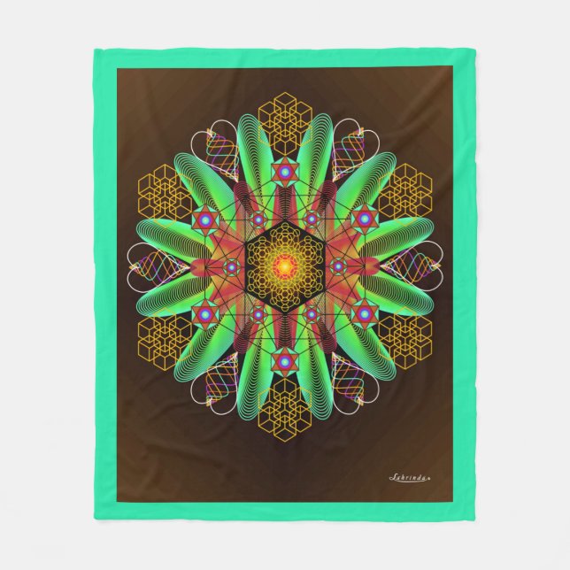 Jordning Fleecefilt (Framsidan)