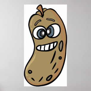 Jordnöt Ansikte Poster