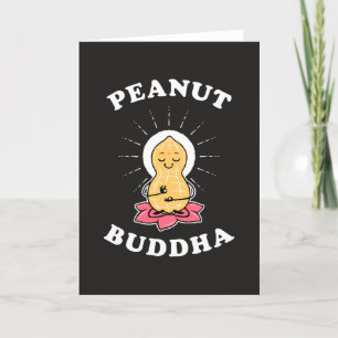 Jordnöt Buddha Kort