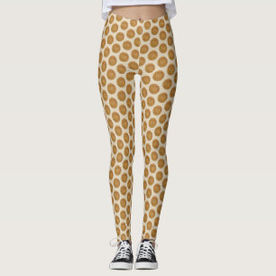 Jordnöt Cookie Baking Bake Sale Desert Food Leggings