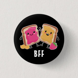 Jordnöt + gelé: BFF Funny Knapp
