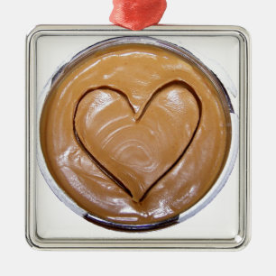 Jordnöt Heart Julgransprydnad Metall