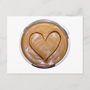 Jordnöt Heart Vykort