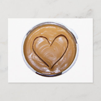 Jordnöt Heart Vykort
