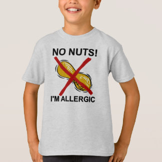Jordnöt INGA nöt mig allergisk förmiddag T-shirt