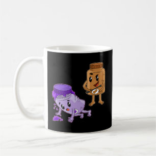Jordnöt - jordnötssmör, gelégodis kaffemugg