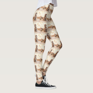 "Jordnöt" kvinna damasker Leggings