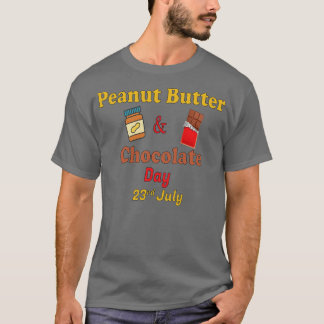 Jordnöt och choklad dag 23:e juli t shirt
