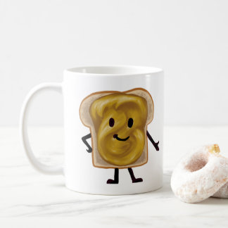 Jordnöt och gelé och sandwich kaffemugg