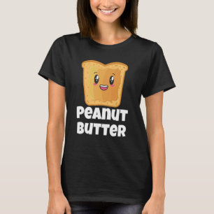 Jordnöt och Jelly Sandwich Best Friend Coupl T Shirt