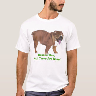 jordnöt rädding en, tills det finns inga! t shirt