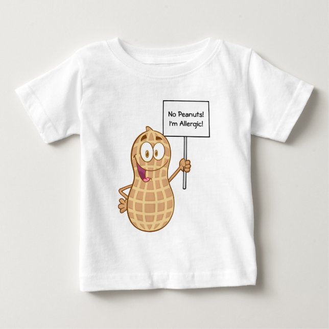 Jordnötallergi 2 (anpassadet) tee shirt (Framsida)