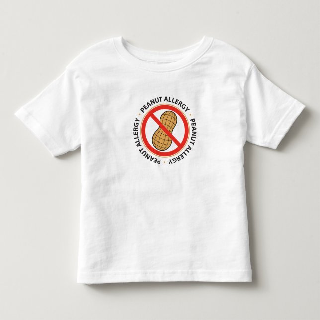 JordnötallergiT-tröja Tee Shirt (Framsida)