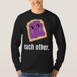 Jordnötsgelé för varje annan livsmedelsgrafik t shirt