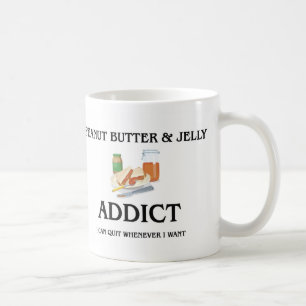 Jordnötsmör & geléknarkare kaffemugg
