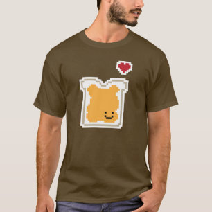 Jordnötsmör kopplar ihop skjortan t-shirt
