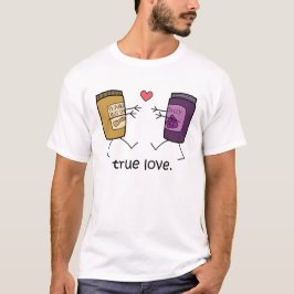 Jordnötsmör och äkta kärlek" skjorta för gelé " t-shirt