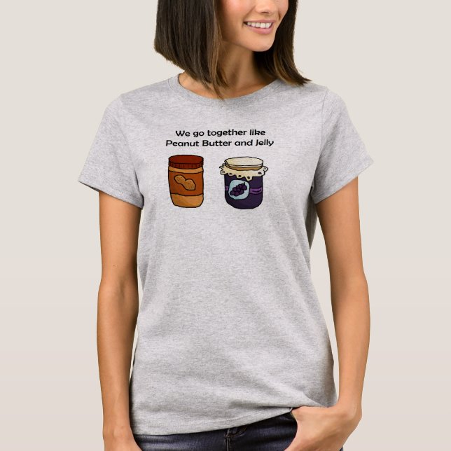 Jordnötsmör och gelé tee shirt (Framsida)
