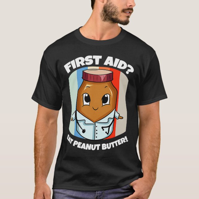 Jordnötssmör första stödkostnad Doktor T Shirt (Framsida)