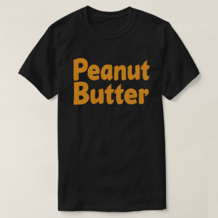 jordnötssmör och sylt som matchar halloween costum t shirt