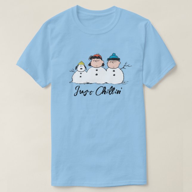 Jordnötter | 3 Person Snögubbe T Shirt (Design framsida)