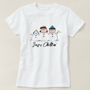 Jordnötter 3 Person Snögubbe T Shirt