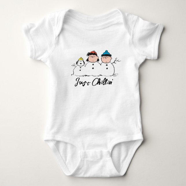 Jordnötter | 3 Person Snögubbe T Shirt (Framsida)