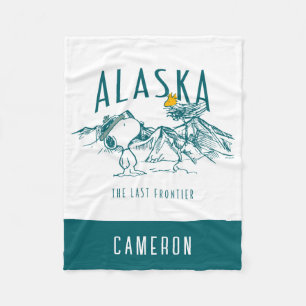 Jordnötter Alaska den sista gränsen Fleecefilt