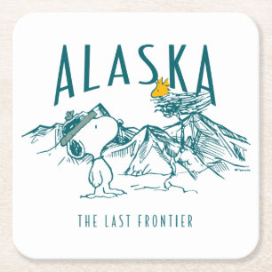 Jordnötter Alaska den sista gränsen Underlägg Papper Kvadrat