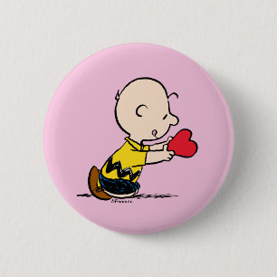 Jordnötter Alla hjärtans dag Charlie Brown Red H Knapp