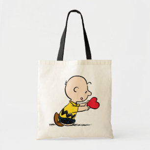 Jordnötter Alla hjärtans dag Charlie Brown Red H Tygkasse