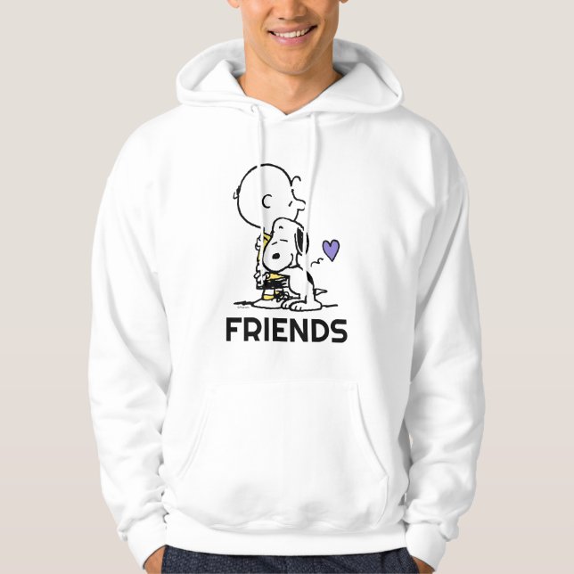 Jordnötter | Alla hjärtans dag | Charlie Brown & S Hoodie (Framsida)