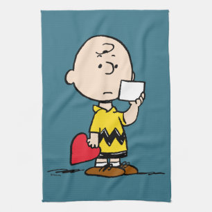 Jordnötter   Alla hjärtans dag Charlie Brown Valen Kökshandduk