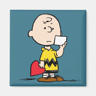 Jordnötter Alla hjärtans dag Charlie Brown Valen Magnet