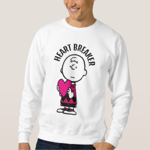 Jordnötter Alla hjärtans dag Heart Charlie Bro Lång Ärmad Tröja