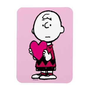 Jordnötter Alla hjärtans dag Heart Charlie Bro Magnet