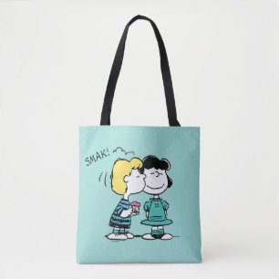 Jordnötter Alla hjärtans dag Lucy & Schroeder Tygkasse