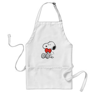 Jordnötter Alla hjärtans dag Snoopy Heart Hug Förkläde