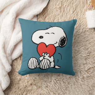 Jordnötter   Alla hjärtans dag   Snoopy Heart Hug Kudde