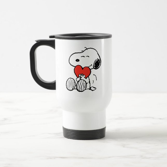 Jordnötter | Alla hjärtans dag | Snoopy Heart Hug Resemugg (Vänster)