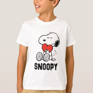 Jordnötter   Alla hjärtans dag   Snoopy Heart Hug T Shirt