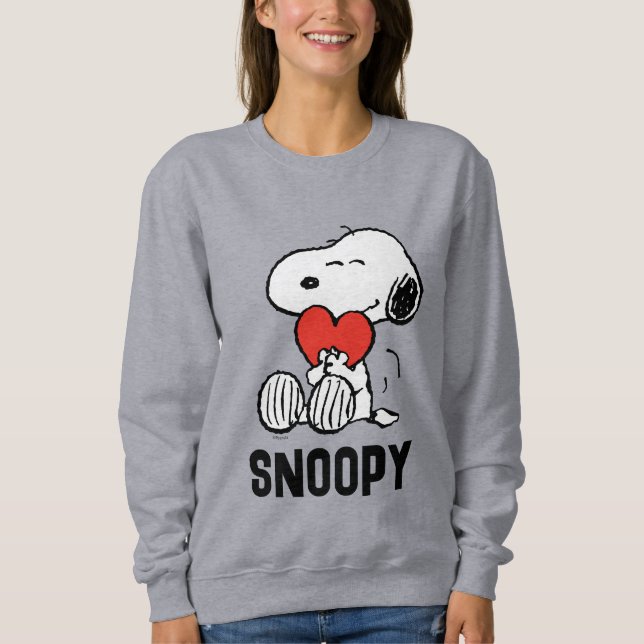 Jordnötter | Alla hjärtans dag | Snoopy Heart Hug T Shirt (Framsida)