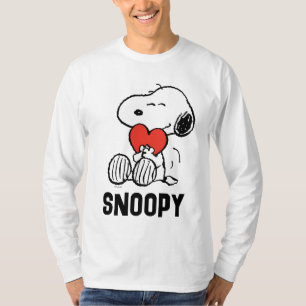 Jordnötter   Alla hjärtans dag   Snoopy Heart Hug T Shirt