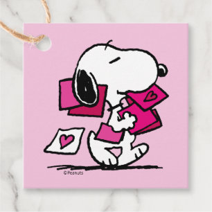 Jordnötter Alla hjärtans dag Snoopy med Valent Gåvor Etiketter