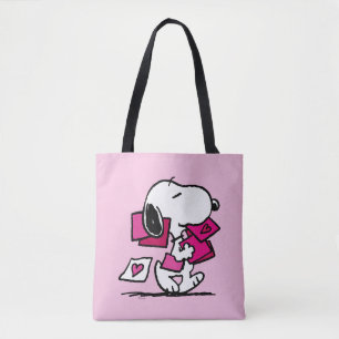Jordnötter Alla hjärtans dag Snoopy med Valent Tygkasse