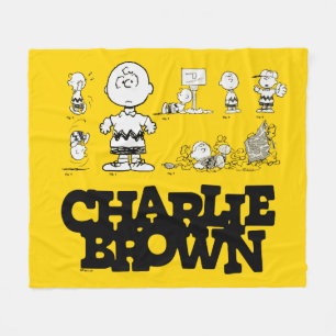 Jordnötter   Alltid Charlie Brown Fleecefilt