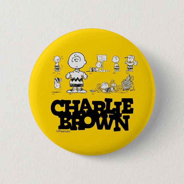 Jordnötter | Alltid Charlie Brown Knapp (Framsida)